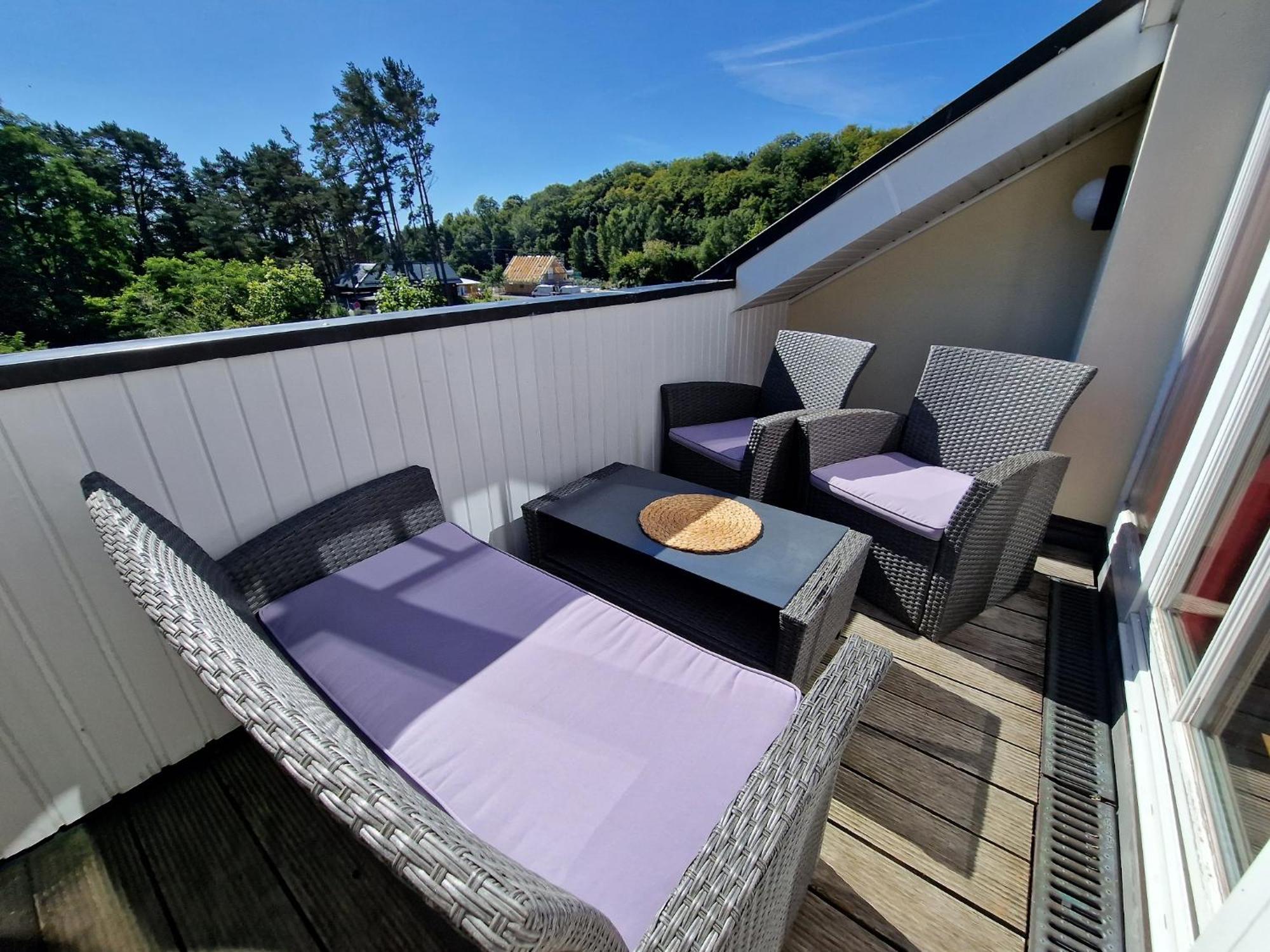 Duenenpark Binz - Komfortplus Ferienwohnung Mit 1 Schlafzimmer Und Balkon Im Dachgeschoss 231 外观 照片